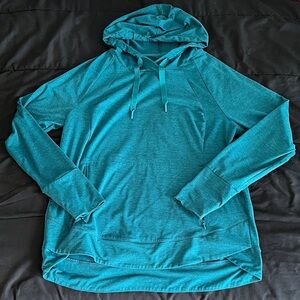 Asics Teal Hoodie Sweatshirt